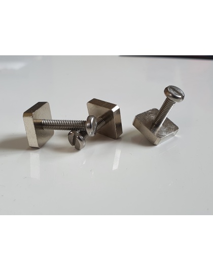 Fin bolts and square nuts